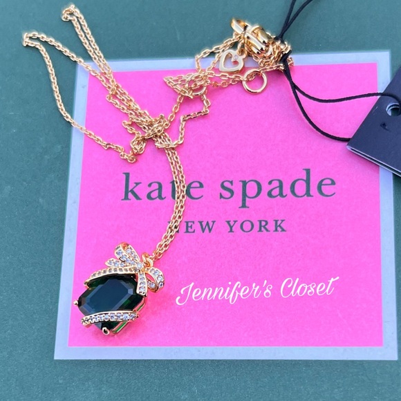 Kate Spade New York Pavé Present Pendant Necklace - Picture 4 of 5